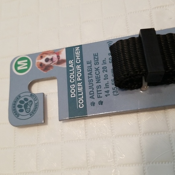 Dog Happy birthday bandana  and medium black collat - Picture 4 of 5